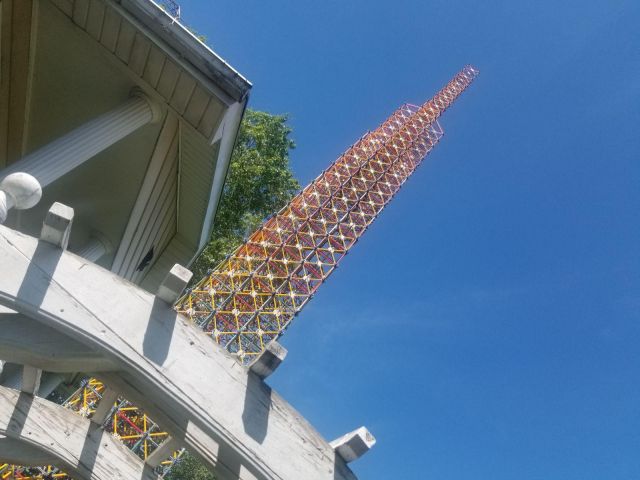 Opposite view of 27 foot tower