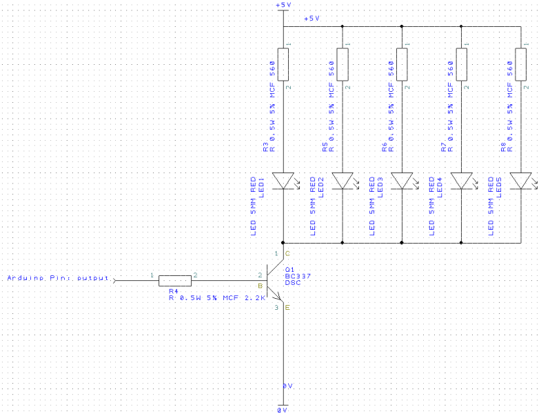 Transistor and LED
